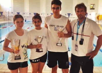 Κολύμβηση: 12 μετάλλια η Κέρκυρα στους Αγώνες Νήσων