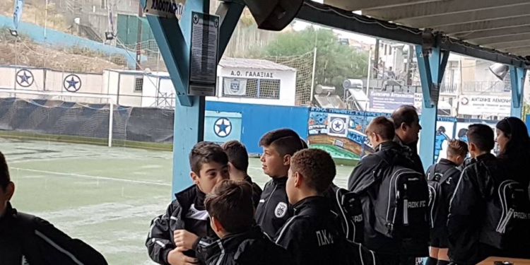 Προπόνηση του Προπονητικού Κέντρου του ΠΑΟΚ στις Καρουσάδες