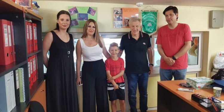 Δωρεά 400€ από τον 8χρονο Έκτορα Κοντοστάνο στη ΜΕΛΙΣΣΑ.