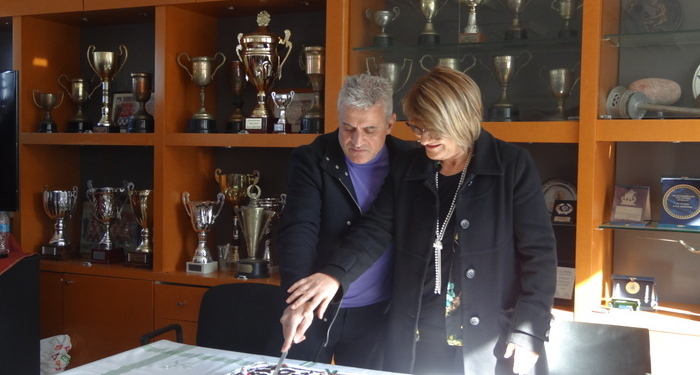Έκοψαν την πίτα τους οι παλαίμαχοι του Ολύμπου (ΦΩΤΟΡΕΠΟΡΤΑΖ)