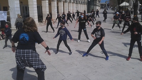 Διαμαρτυρία των καθηγητών Φυσικής Αγωγής στο Λιστόν