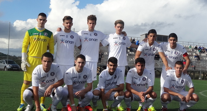 Φυσιολογική ήττα (3-0) των Νέων Κ20 από τον ΠΑΟΚ