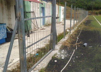 Αντικαταστάθηκε η περίφραξη του γηπέδου του Περιβολίου
