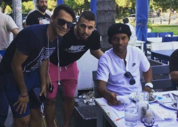 Με Ροναλντίνιο  συναντήθηκαν οι Ζορμπάς και Ανδρεόπουλος!