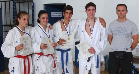 Τέσσερα μετάλλια ο Α.Σ. Καράτε Αγ. Ματθαίου