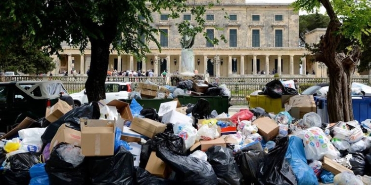 Αρνητική η απάντηση της Αθήνας στη μεταφορά των απορριμμάτων εκτός Κερκύρας