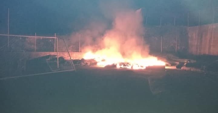 Εμπρηστική ενέργεια στο γήπεδο του Σπαρτύλα