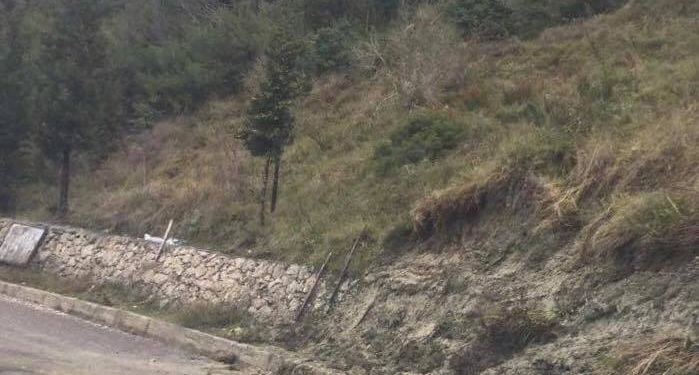 Κατολίσθηση στου Τρουμπέτα