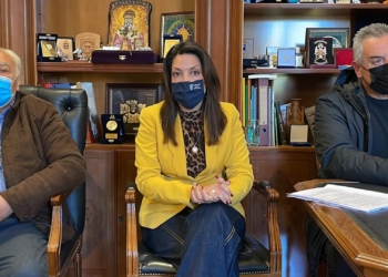 Κλειστό προπονητήριο στον Κ.Γ.Σ & κολυμβητήριο στον ΝΑΟΚ εξήγγειλε η Δήμαρχος.