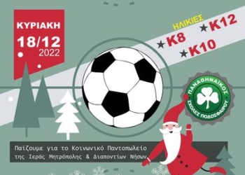 Την Κυριακή 18/12 οι αγώνες του 2ου Τουρνουά ««Σπύρος Καρπατσέλης»