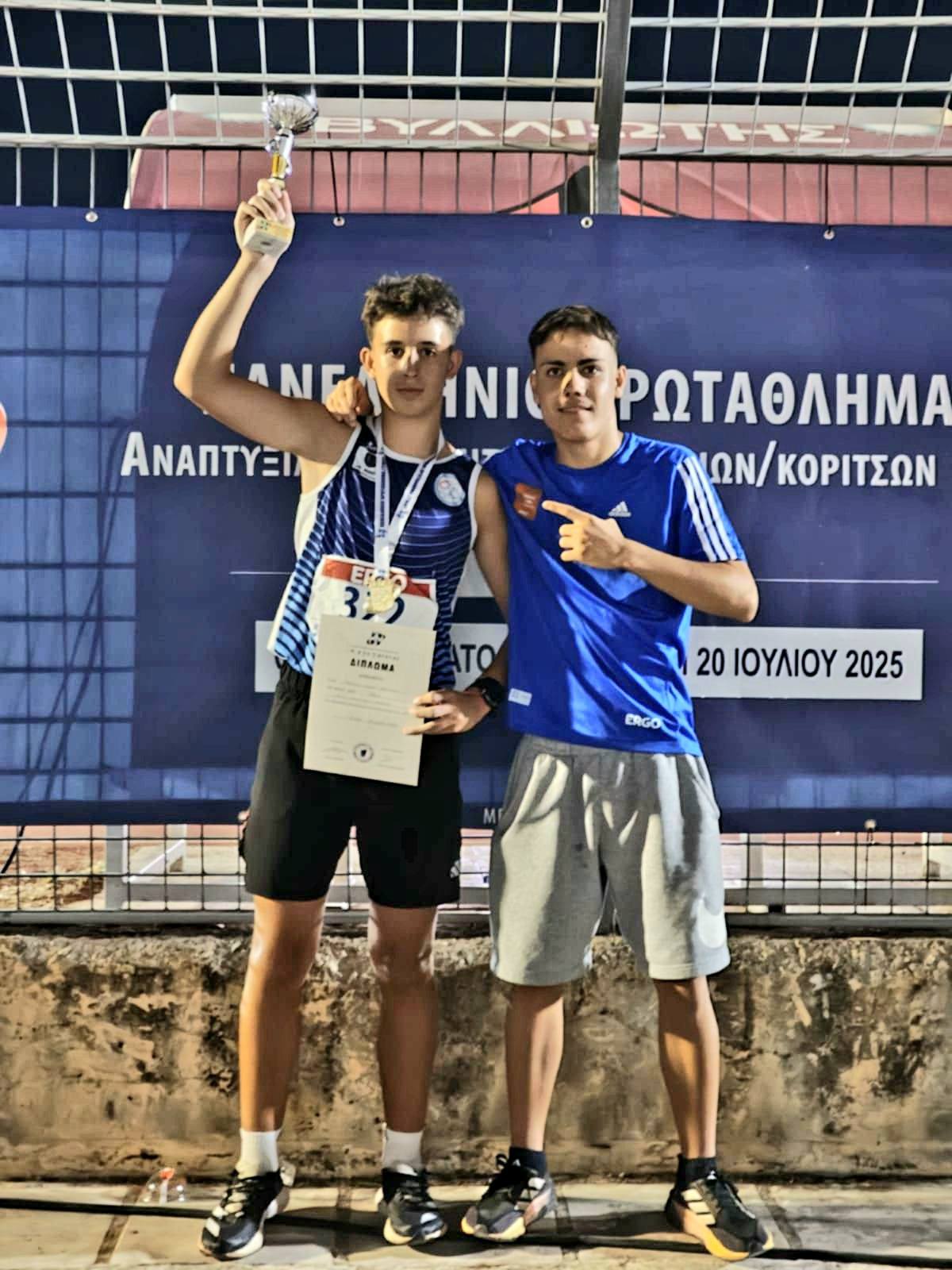 ΣΤΙΒΟΣ: «Χρυσός» ο Χαρίλαος Βασιλείου, «Χάλκινος» ο Ιωσήφ Γουρδούκης στην Θήβα