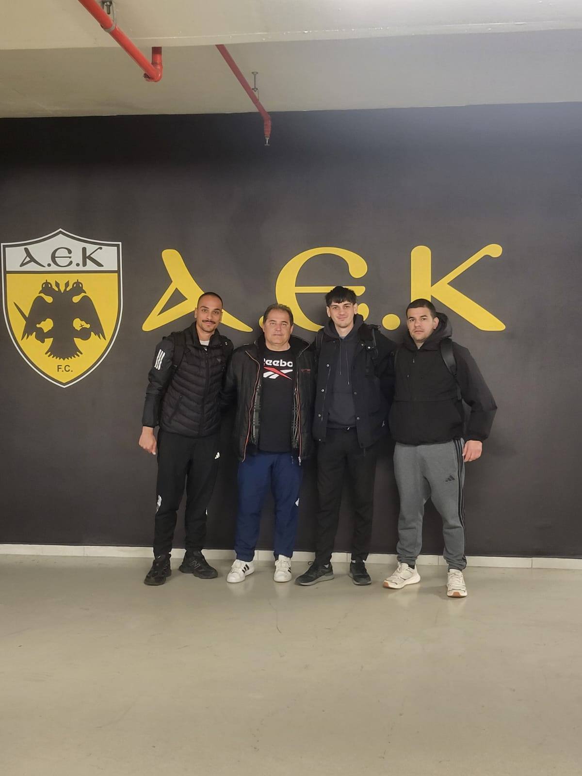 Επίσκεψη των προπονητών της Ακαδημίας του Θιναλιακού στις εγκαταστάσεις της ΑΕΚ