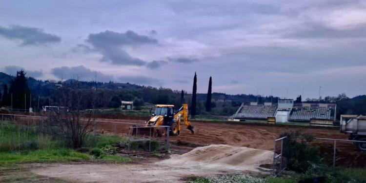 Ξεκίνησαν οι εργασίες στο γήπεδο Καστελλάνων Μέσης