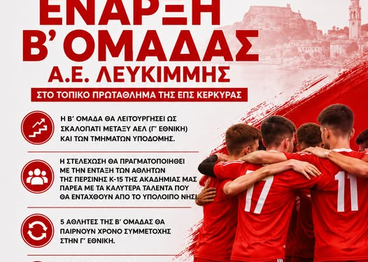 ΛΕΥΚΙΜΜΗ Β ΟΜΑΔΑ